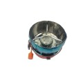 Mini-aragaz camping rotund, pliabil, aprindere piezo