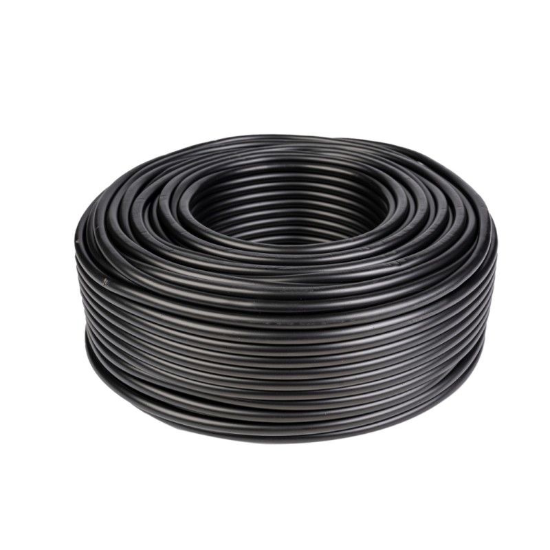Cablu electric negru 2x1.5 mm, conductor flexibil, 100M