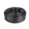 Cablu electric negru 2x1.5 mm, conductor flexibil, 100M