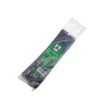 Colier plastic 3.6x370mm negru (100 buc/punga)