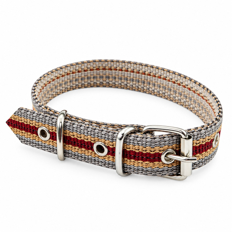 Curea textila caine cu carabina nr. 03, 2.5x60cm (111-L504)