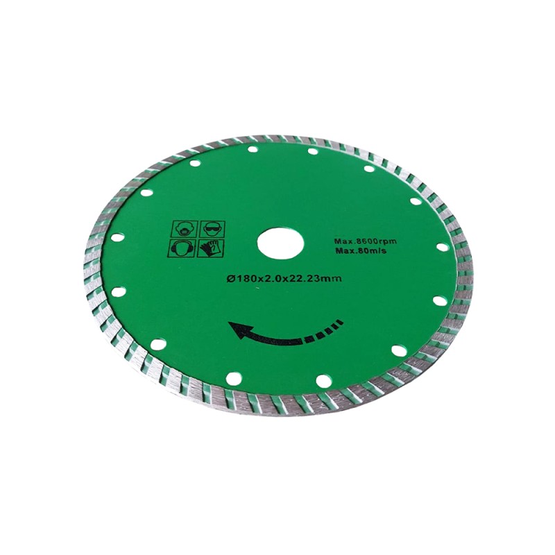 Disc diamantat pentru granit si beton, turbo, 180
