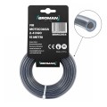 Fir motocoasa duo cu insertie, profil rotund, PVC, 2.4 mm x 15 m, BROMAN