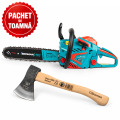PACHET DE TOAMNA - Drujba benzina 6100+, lama 38 cm, tehnologie Easy Start + Topor 1000 g, forjat, coada 40 cm, BROMAN