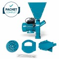 Pachet PROMO - Moara electrica cereale si știuleți, cuva inalta + adaptor moara fructe BROMAN