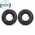 Pachet PROMO - Set 2 cauciucuri cu camera 3.50-6, tractor si motocultor, BROMAN