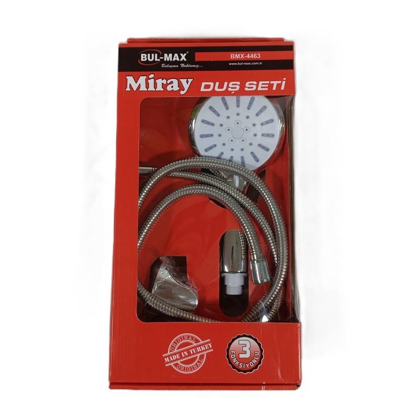 Para de dus mare cu furtun TR, 3 functii, cromat