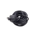 Prelungitor 20 m simplu negru