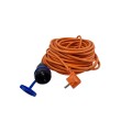 Prelungitor negru 10m 3x1.5 TR