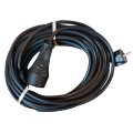 Prelungitor negru 10 m 3X1.5 TR