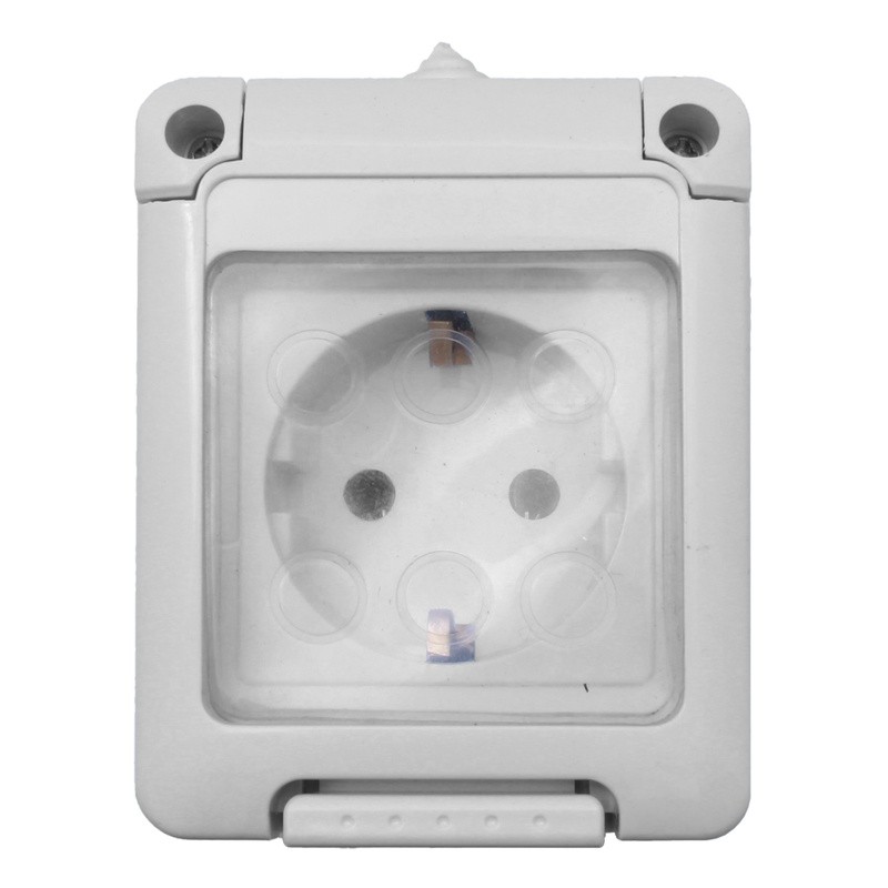 Priza simpla aplicata pentru exterior, PROFI, GE-677