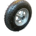 Roată cu spițe, cauciuc TOP, 3.50-8, rulment și ax 20, BROMAN